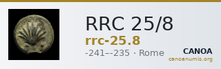 RRC 25/8 — CANOA