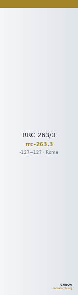 RRC 263/3 — CANOA