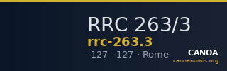 RRC 263/3 — CANOA