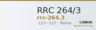 RRC 264/3 — CANOA