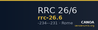 RRC 26/6 — CANOA