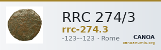RRC 274/3 — CANOA