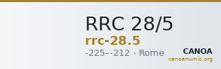 RRC 28/5 — CANOA