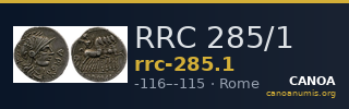 RRC 285/1 — CANOA