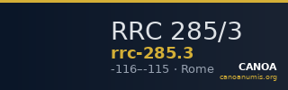RRC 285/3 — CANOA