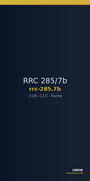 RRC 285/7b — CANOA