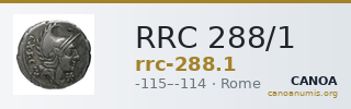 RRC 288/1 — CANOA
