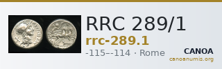 RRC 289/1 — CANOA
