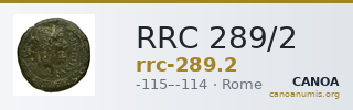 RRC 289/2 — CANOA
