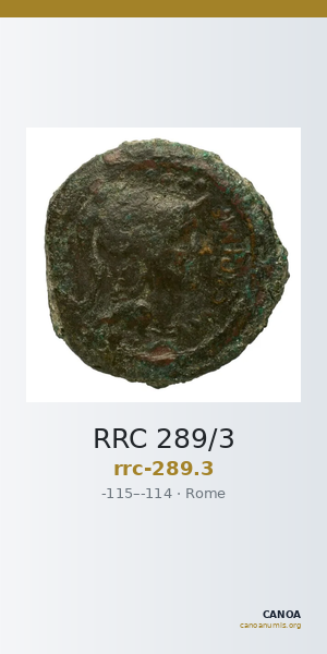 RRC 289/3 — CANOA