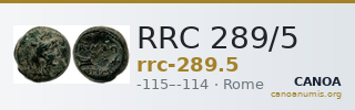 RRC 289/5 — CANOA