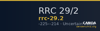 RRC 29/2 — CANOA