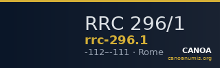RRC 296/1 — CANOA