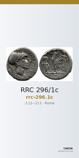 RRC 296/1c — CANOA