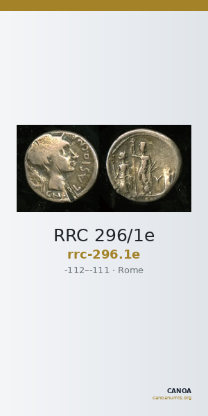 RRC 296/1e — CANOA