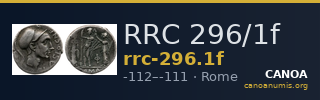 RRC 296/1f — CANOA