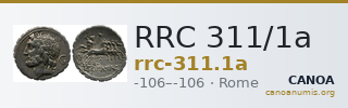 RRC 311/1a — CANOA