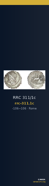 RRC 311/1c — CANOA