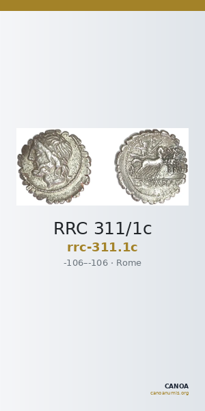 RRC 311/1c — CANOA