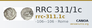 RRC 311/1c — CANOA