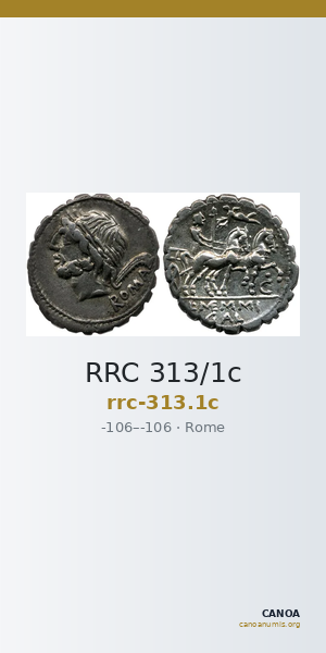 RRC 313/1c — CANOA