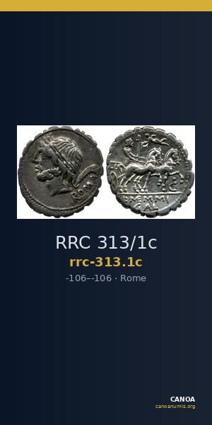 RRC 313/1c — CANOA