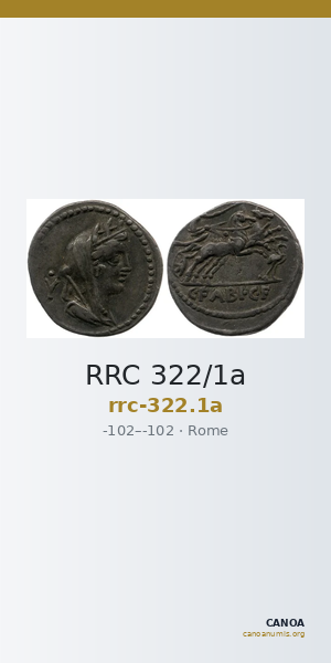 RRC 322/1a — CANOA
