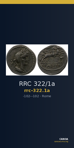 RRC 322/1a — CANOA