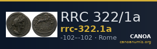 RRC 322/1a — CANOA