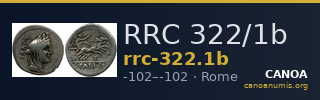 RRC 322/1b — CANOA