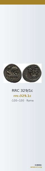 RRC 329/1c — CANOA