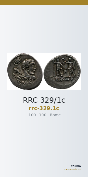RRC 329/1c — CANOA