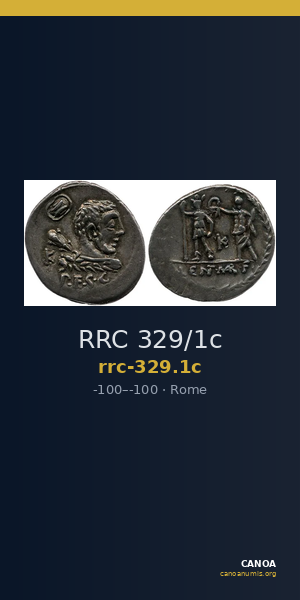 RRC 329/1c — CANOA