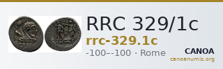 RRC 329/1c — CANOA