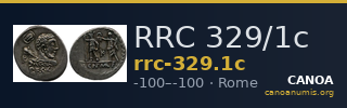 RRC 329/1c — CANOA