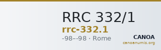 RRC 332/1 — CANOA