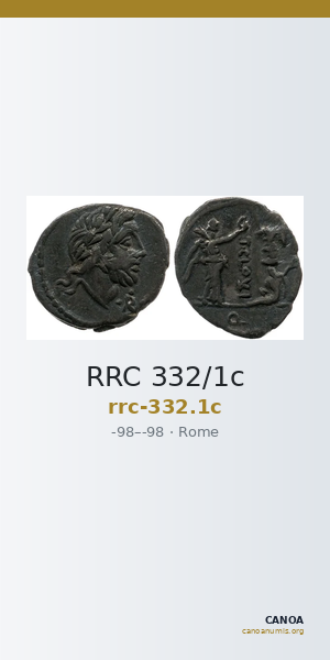 RRC 332/1c — CANOA