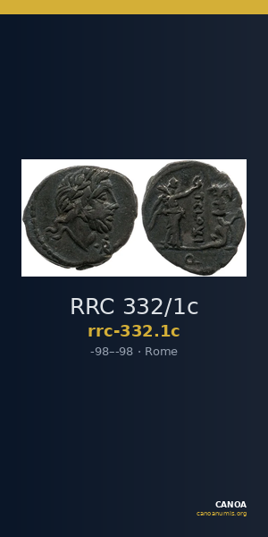 RRC 332/1c — CANOA