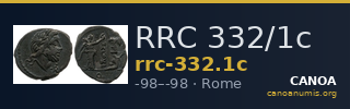 RRC 332/1c — CANOA