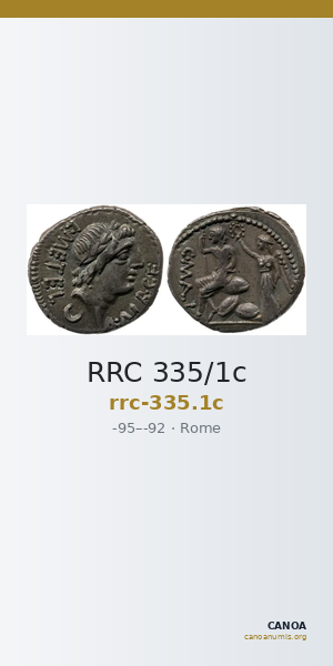 RRC 335/1c — CANOA