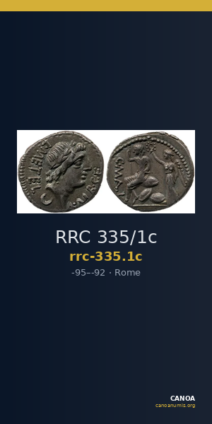 RRC 335/1c — CANOA