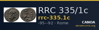 RRC 335/1c — CANOA