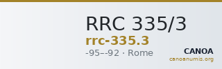 RRC 335/3 — CANOA