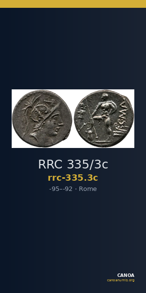 RRC 335/3c — CANOA
