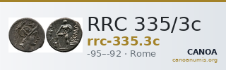 RRC 335/3c — CANOA