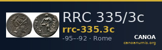 RRC 335/3c — CANOA