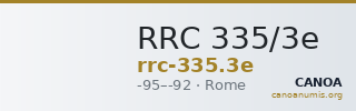 RRC 335/3e — CANOA
