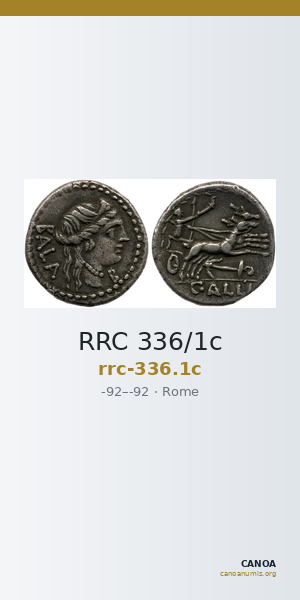 RRC 336/1c — CANOA