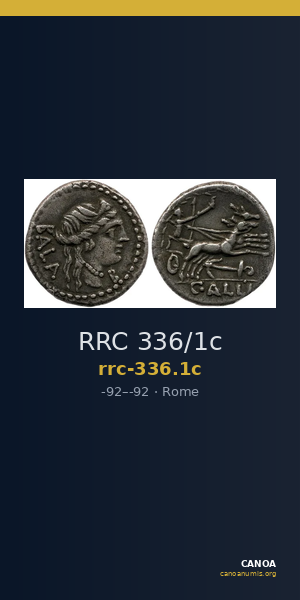 RRC 336/1c — CANOA
