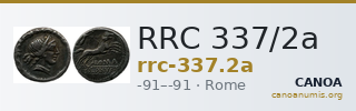 RRC 337/2a — CANOA